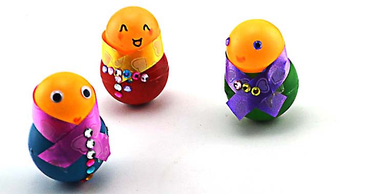 兒童科學小實驗 自制不倒翁探索重心奧秘